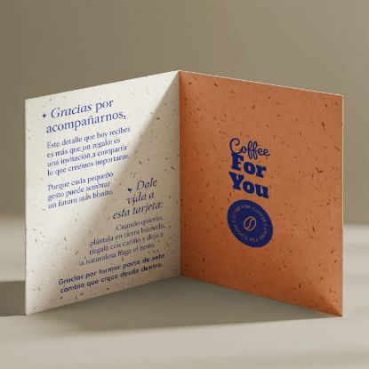 Image de Tarjeta Doble Germina 200Gr 1 Cara